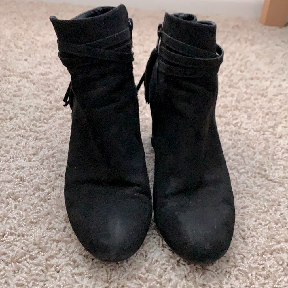 Lulus Suede Heeled Booties